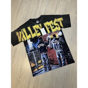 VALLEY VALE SPORTS DIVISION Fest Graphic Black Men's Short Sleeve T-Shirt M